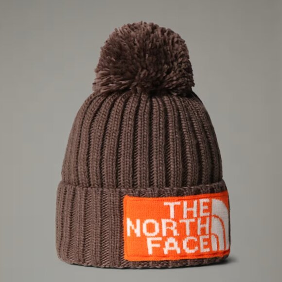 The North Face Beanie Pom Pom  Heritage Ski Tuke - Doble Knit  UNISEX NWT - Picture 1 of 6